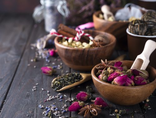 Flower and herbal tea