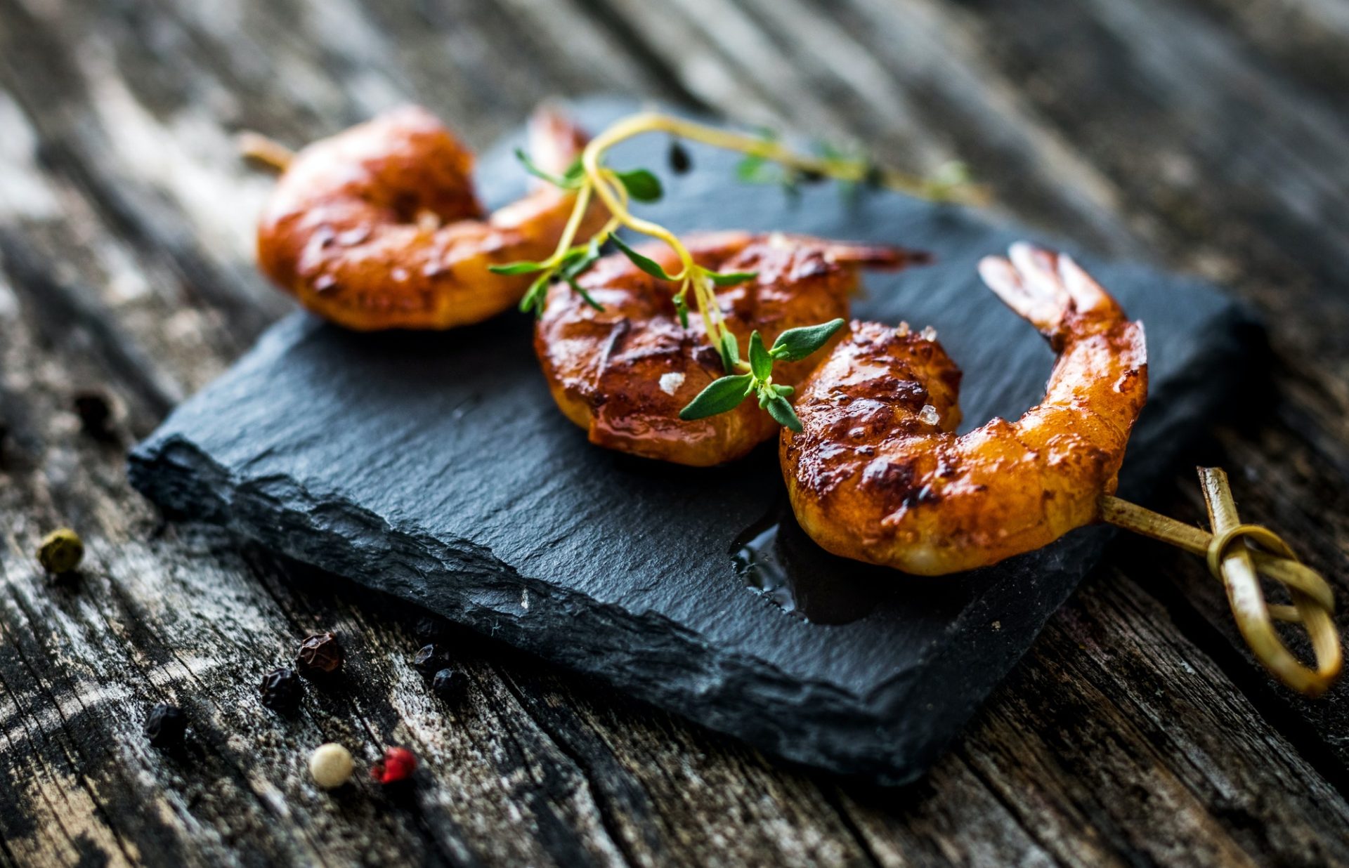 Grilled Honey Soy Shrimp