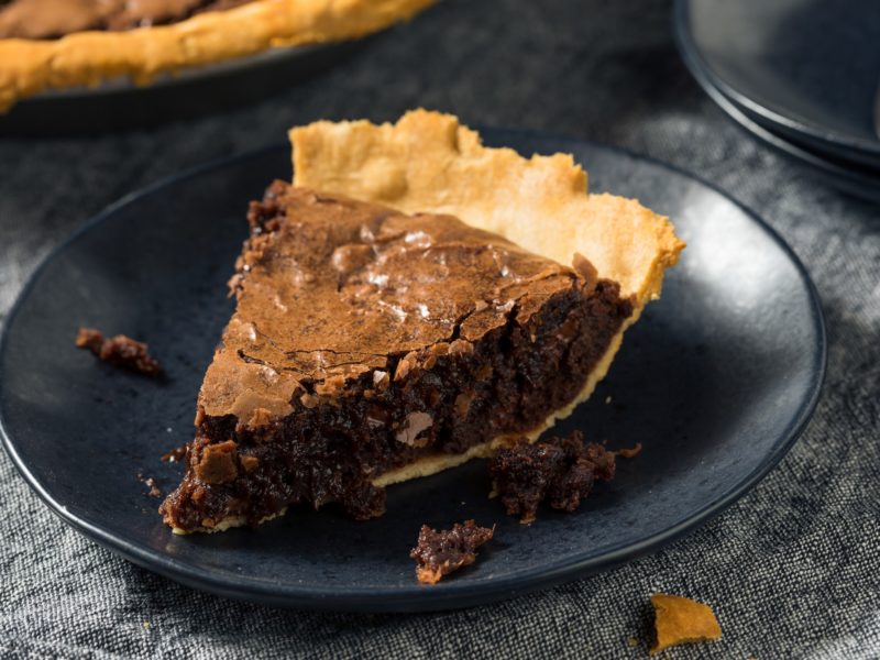 Homemade Chocolate Brownie PIe