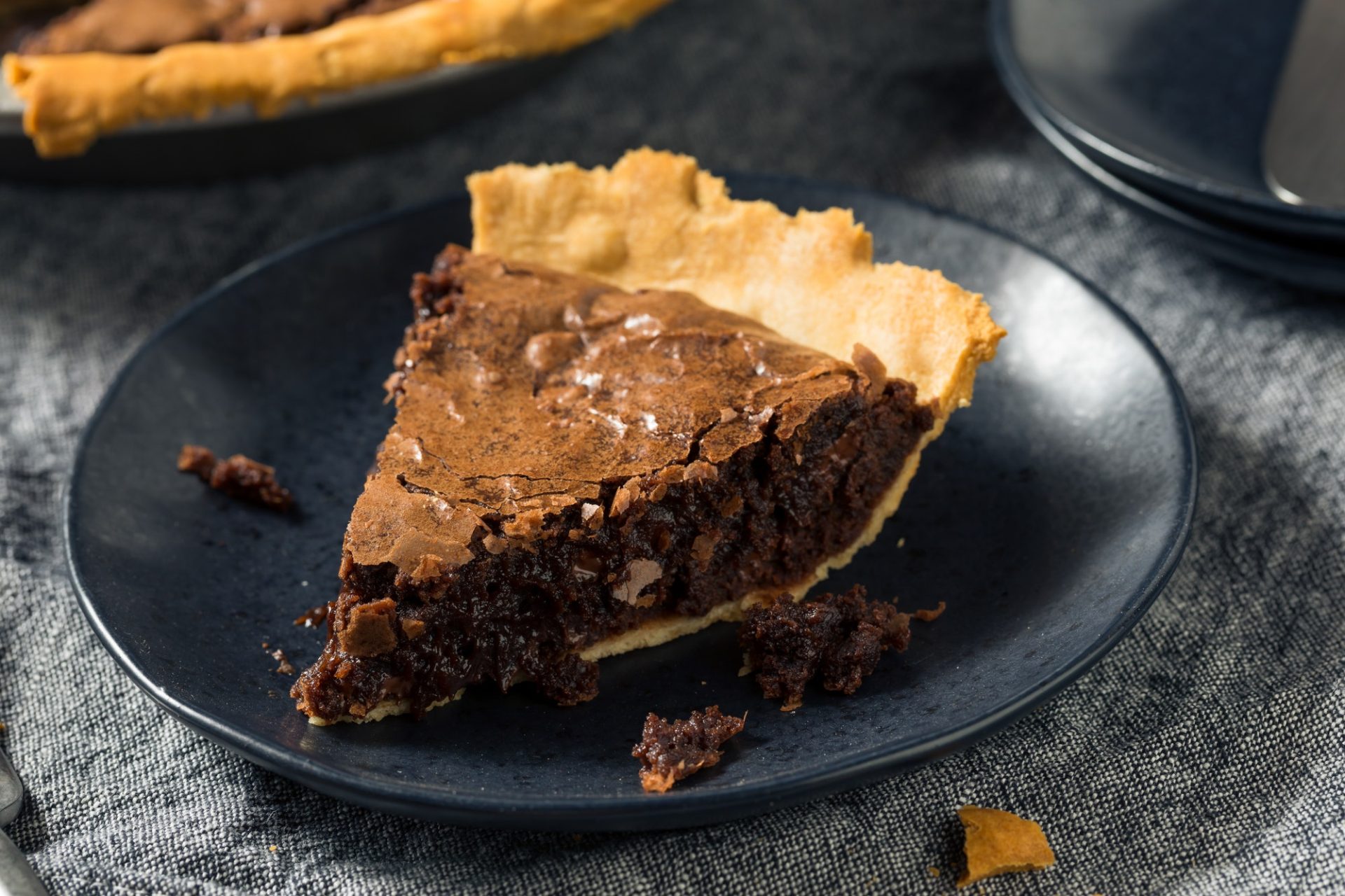 Homemade Chocolate Brownie PIe