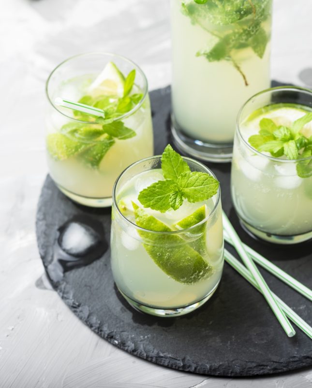 summer cocktail mojito