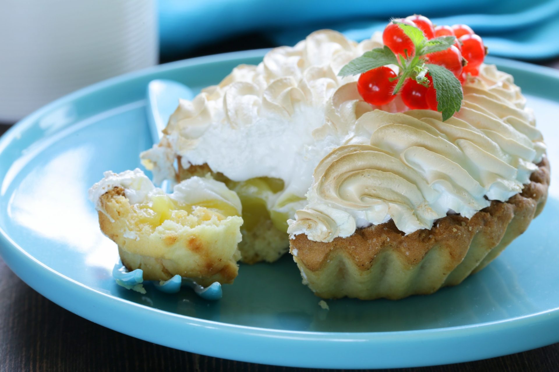 Tart With Lemon Cream And Meringue