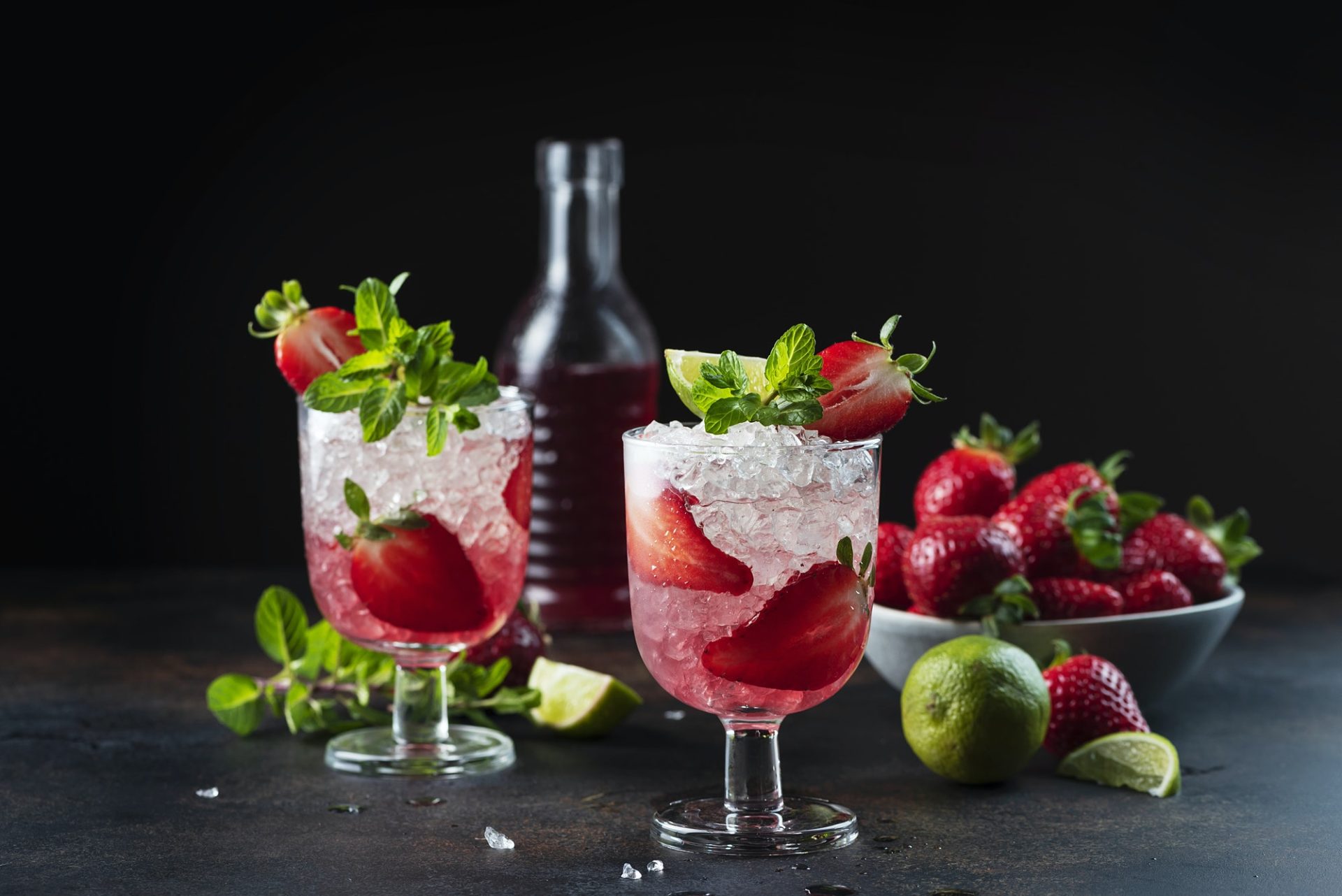 Strawberry cocktail