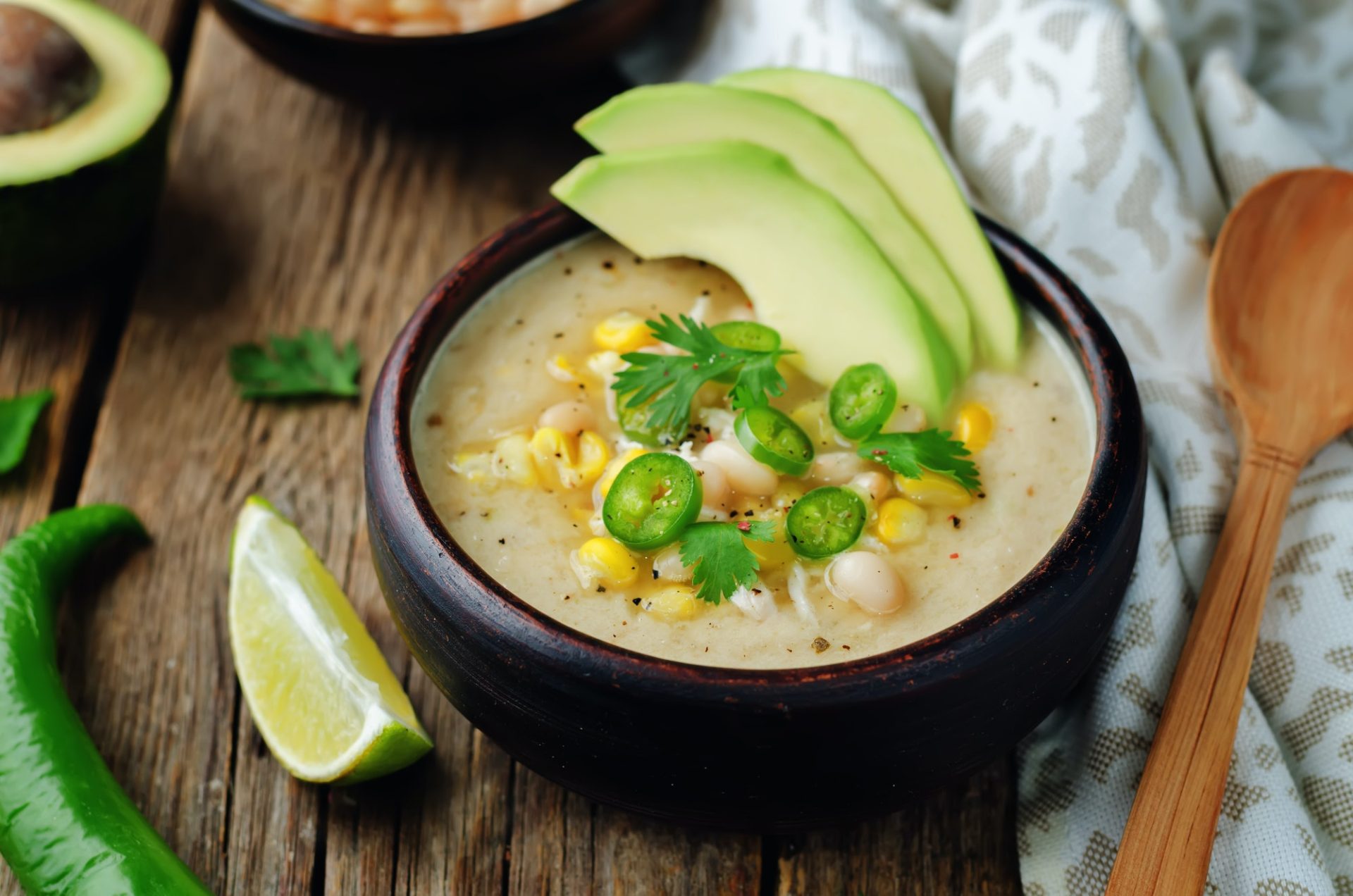 White bean chicken chili