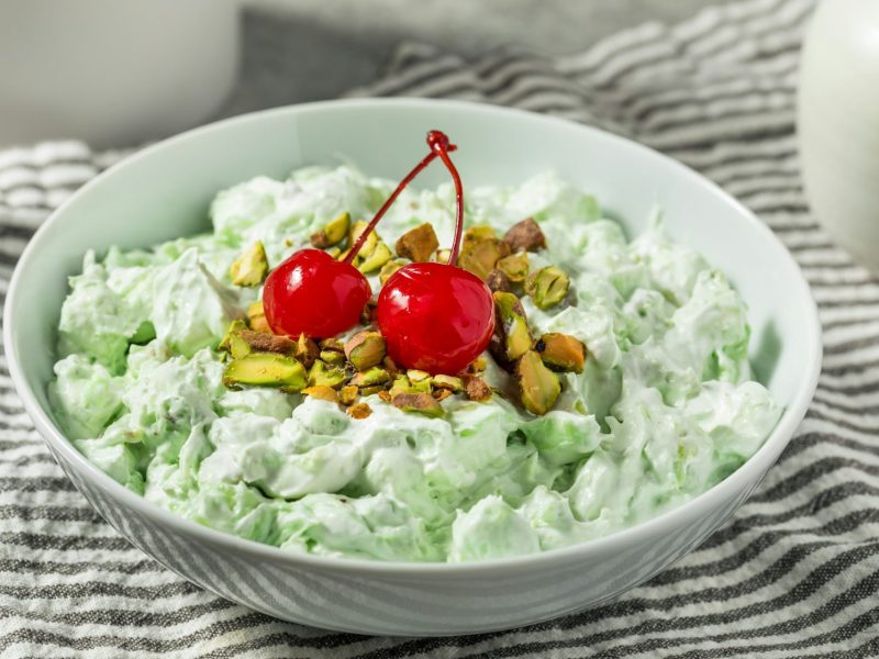 Homemade Pisachio Fluff Watergate Salad